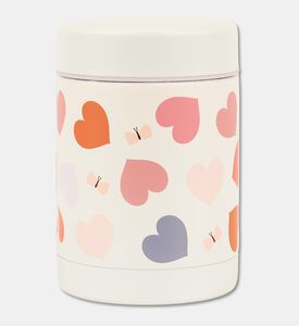 A Little Lovely Company Food Jar 300ml Hearts, Packshot View