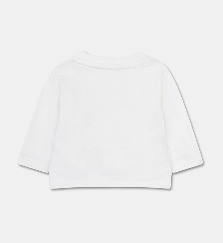 Tartine et Chocolat Dragon-print Long-sleeve T-shirt, Burgundy, 18m, Packshot View