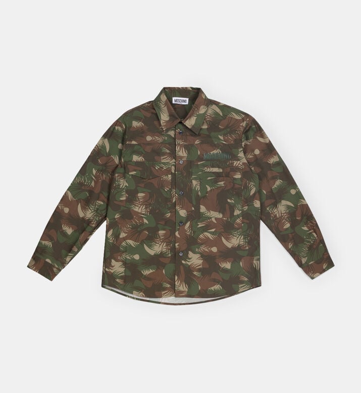 Boy Camouflage-print Cotton Shirt Boy Camouflage-print Cotton Shirt