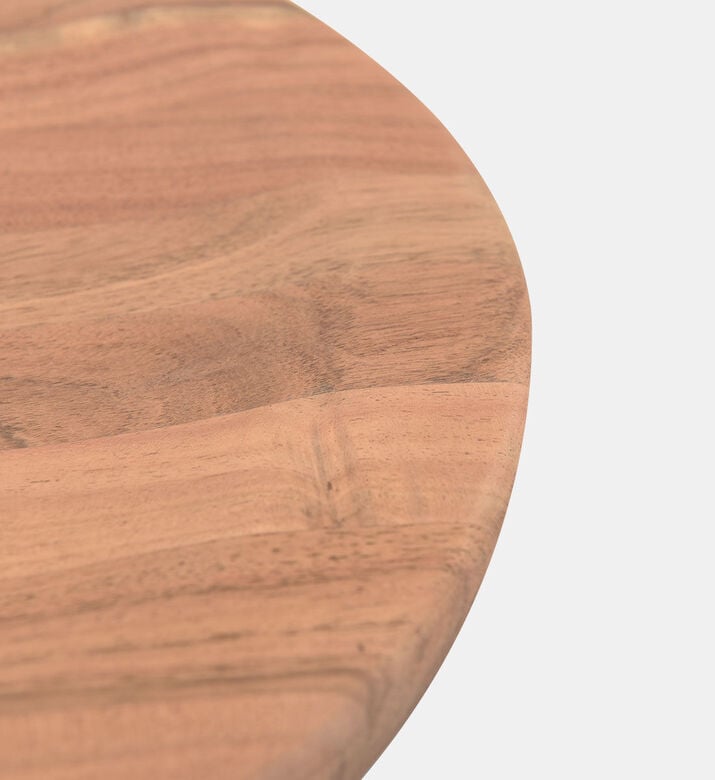 Home Deco and More Acacia Spoon Counter Bar Stool, Packshot View Home Deco and More Acacia Spoon Counter Bar Stool, Packshot View