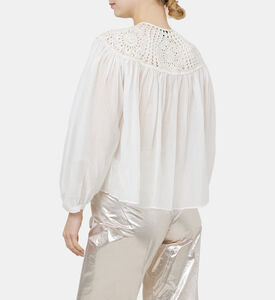 Crochet-detailed Bohemian Shirt