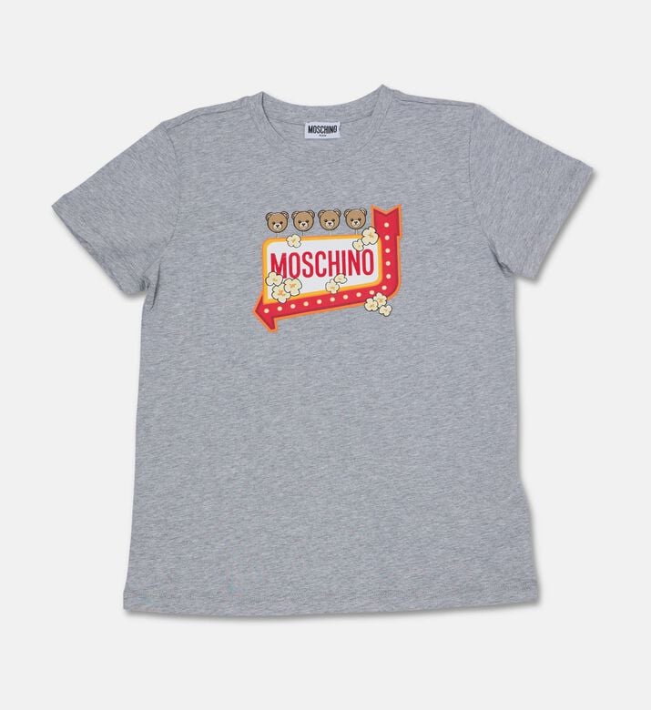 Moschino Kids Logo Graphic Crewneck T-shirt, Packshot View