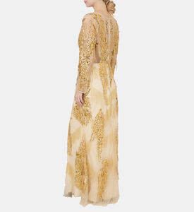 Golden Rhapsody Sequin Gown