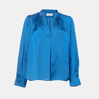 Tink Satin Button-down Shirt