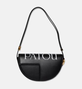Patou Half-moon Asymmetrical Cut-out Bag, Black, Packshot View