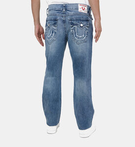 Cotton Straight-cut 5-pockets Denim Pants Cotton Straight-cut 5-pockets Denim Pants