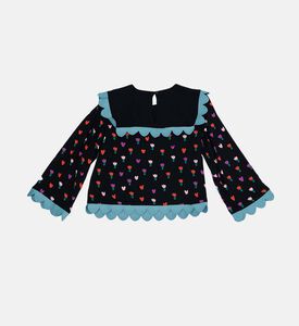 Tulips Waved Details Top
