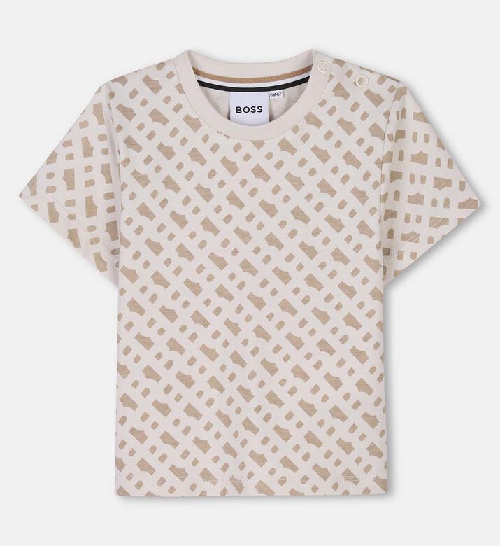 Snap Closure Logo-print T-shirt