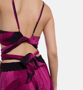 Niluu Sleeveless Cropped Top, Model View