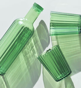 Embossed Colored Acrylic Bottle