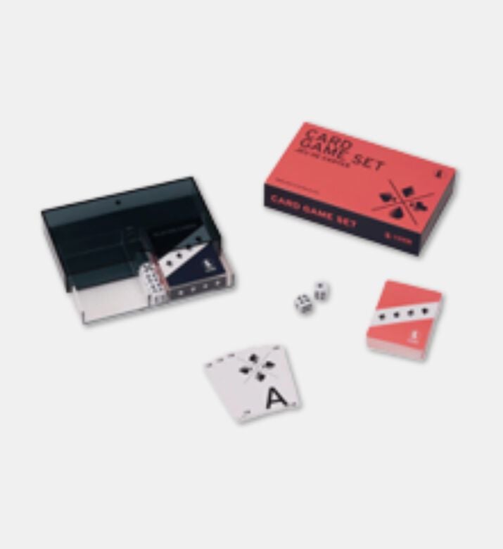 Lund London Acrylic Card Game Set, Packshot View