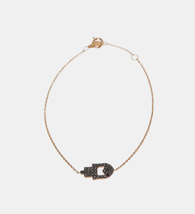 Diamond Hand Of Fatima Bracelet