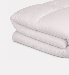 Home Deco and More Cotton Sateen Fibre Duvet, White, 160x200-cm, Packshot View