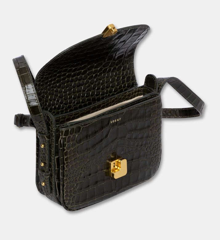 Soeur Bellissima Croc-embossed Mini Shoulder Bag, Packshot View