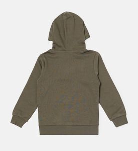 سويت شيرت بغطاء رأس بمزيج قطن