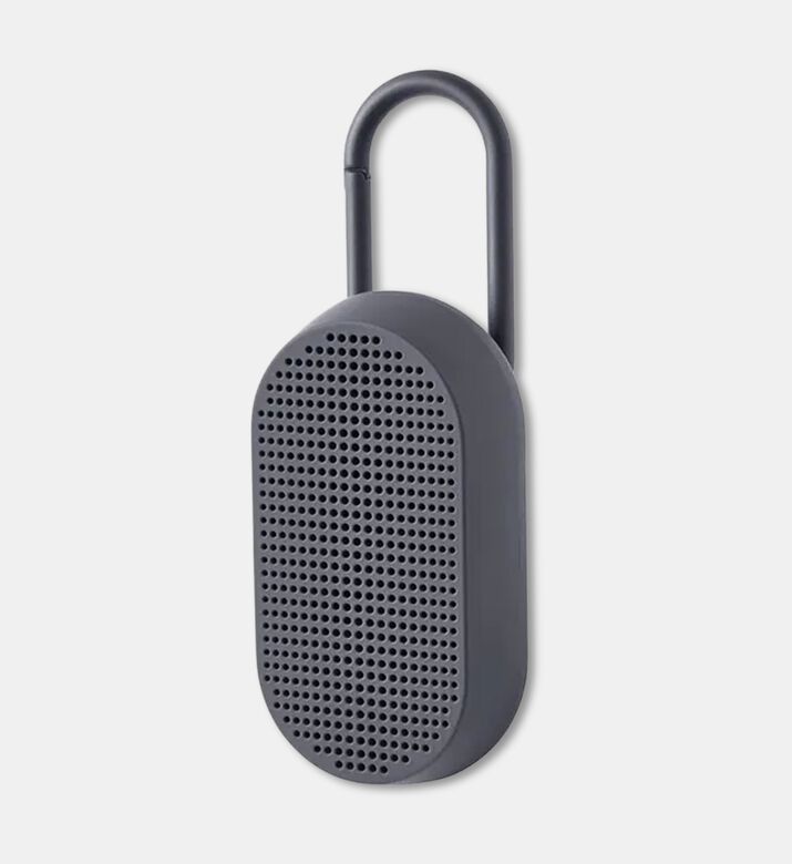 Lexon Design Mino T Bluetooth Speaker, Grey, Packshot View