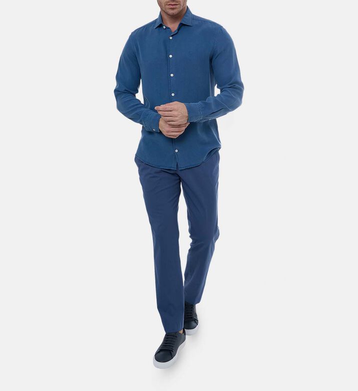 Drawstring Waist Tapered-leg Pants