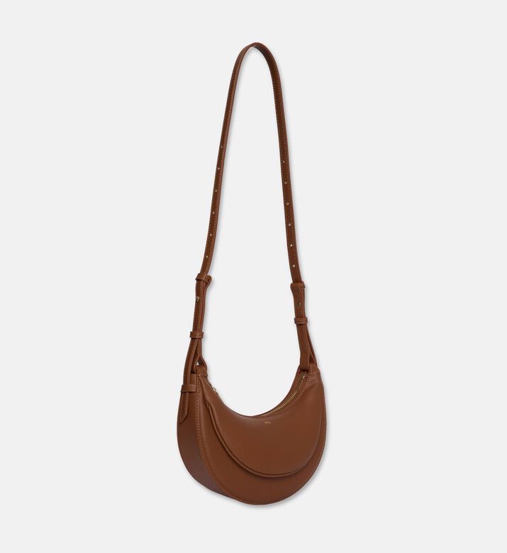 JW PEI Leather Shoulder Bag, Brown, Packshot View