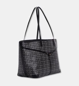 Manc Miri Vegan Grained Leather Tote Bag, Black, Packshot View