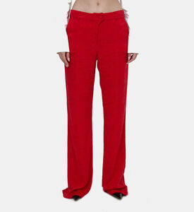 Materiel Tbilisi LLC Diagonal Zipper High-waisted Pants, Model View