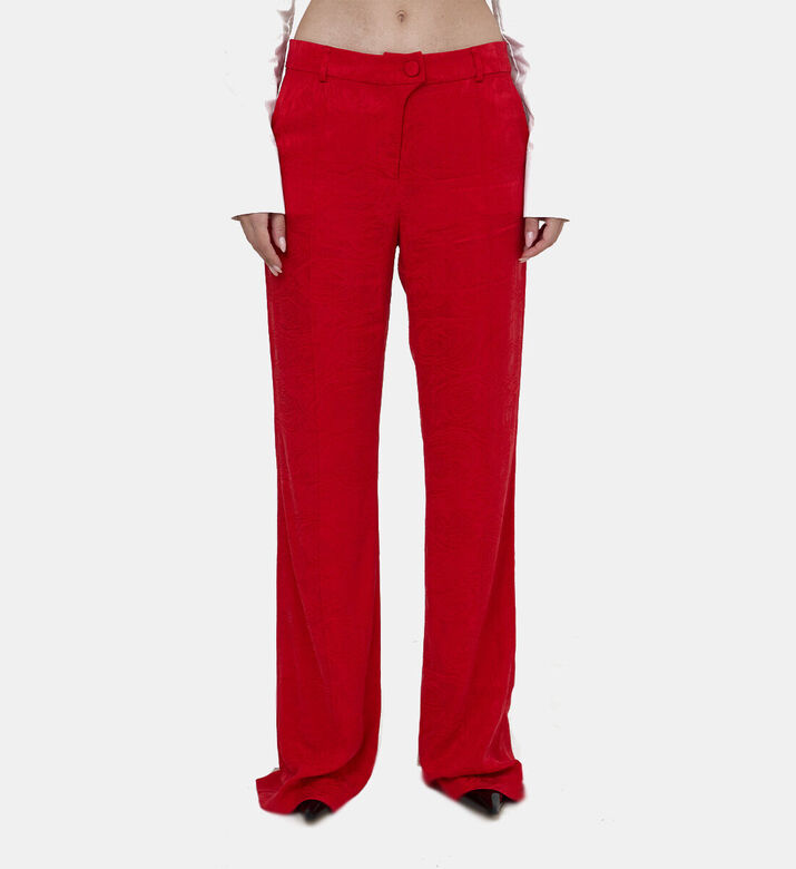 Materiel Tbilisi LLC Diagonal Zipper High-waisted Pants, Model View