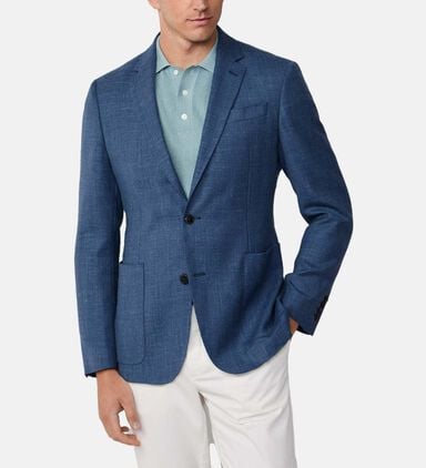 Two-buttons Closure Fitted Blazer