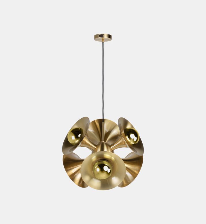 Versmissen Jazz Brass 6-bulb Lamp, Yellow, Packshot View
