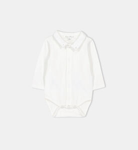 بودي قطن بياقة مدببة