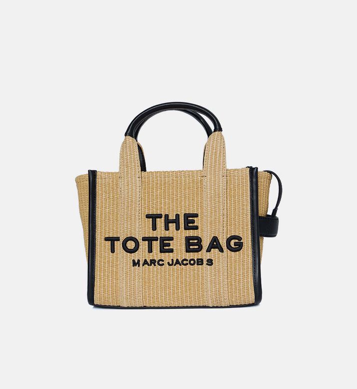 Woven Straw Small Tote Bag