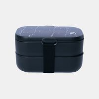 Bento Leaf-print Cutlery Lunchbox
