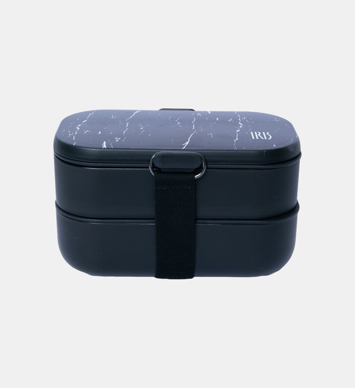 Bento Leaf-print Cutlery Lunchbox