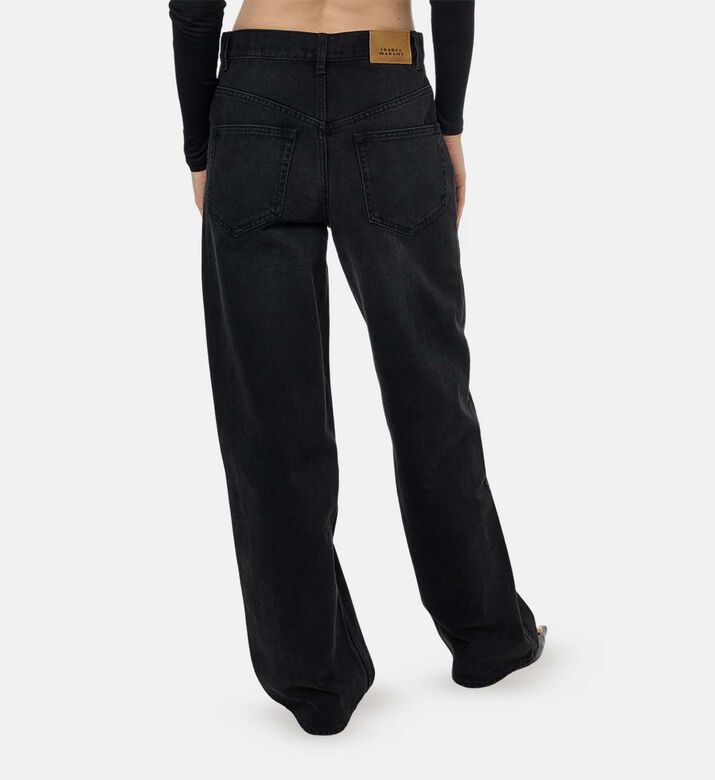 Isabel Marant Wide-leg Denim Pants, Model View