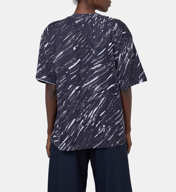 تيشيرت قطن بطبعة لوغو