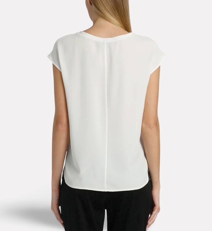Luisa Spagnoli Battisero Cap-style Shoulders Top, Model View