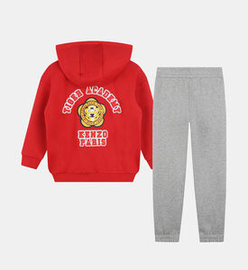 طقم بجيوب مطرزة بلوغو من الأمام