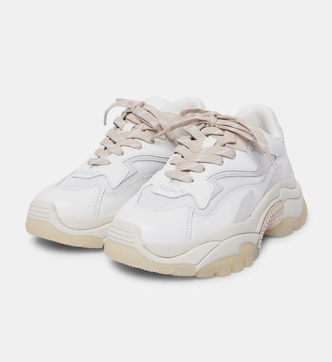 Ash Addict Leather Fabric Sneakers Low top Galeries
