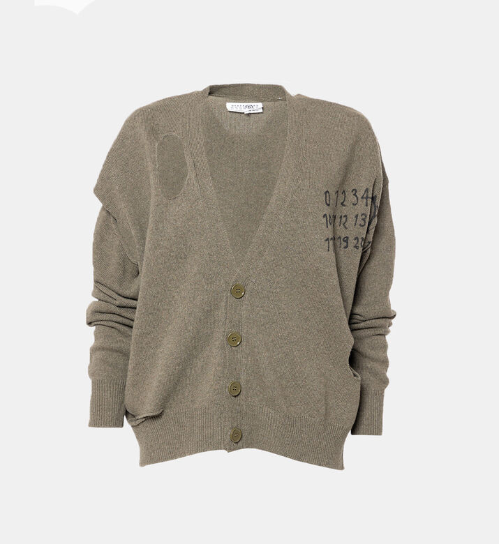 كارديغان بمزيج صوف بلوغو أرقام