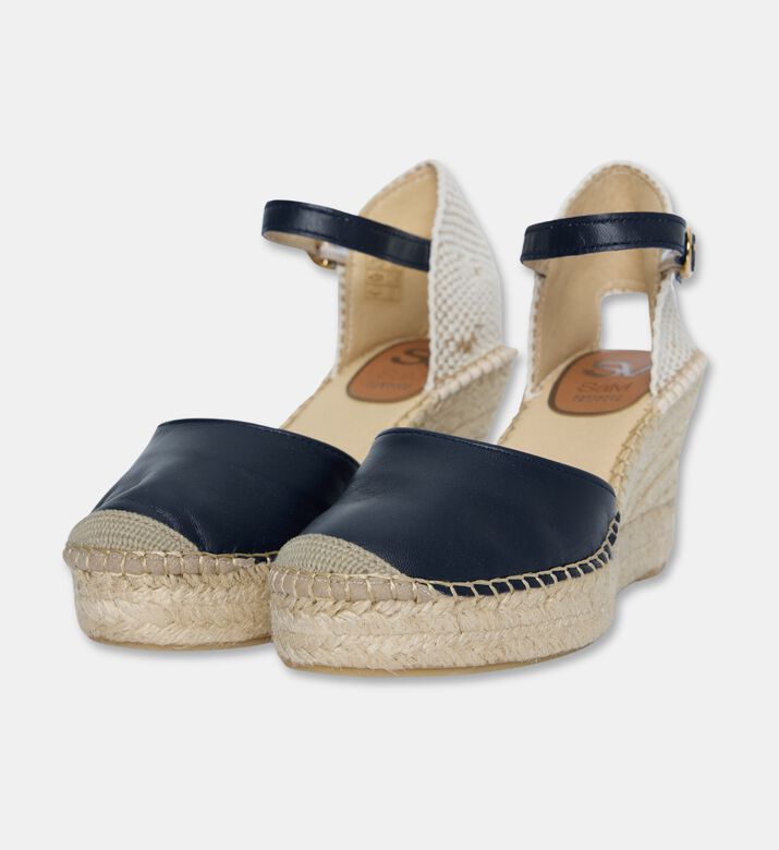 Salvi Shoes Wdg Sndl, Dark-blue, Eu-36, Packshot View