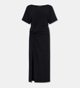 Rotate Draped Short-sleeve Maxi Dress, Packshot View