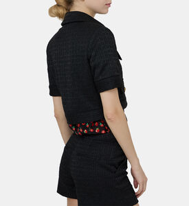 Elle Short-sleeve Patch Pocket Jacket