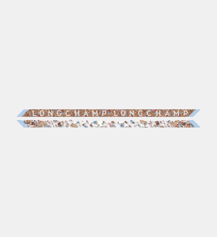 Longchamp Scarf Soie, Blue, Packshot View