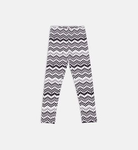 Cotton Zigzag-print Leggings