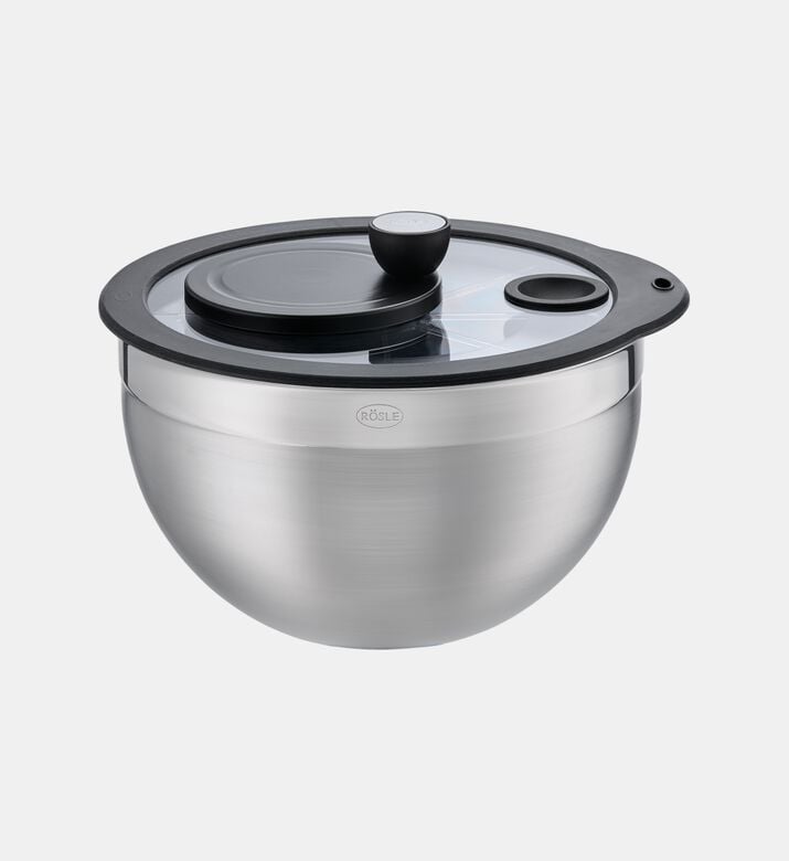 Roesle Salad Spinner Glass Lid, Packshot View Roesle Salad Spinner Glass Lid, Packshot View