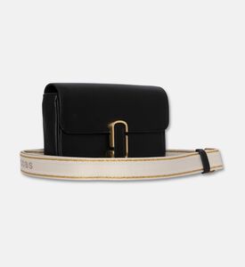 Marc Jacobs Monogram Leather Shoulder Bag, Black, Packshot View