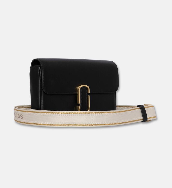 Marc Jacobs Monogram Leather Shoulder Bag, Black, Packshot View