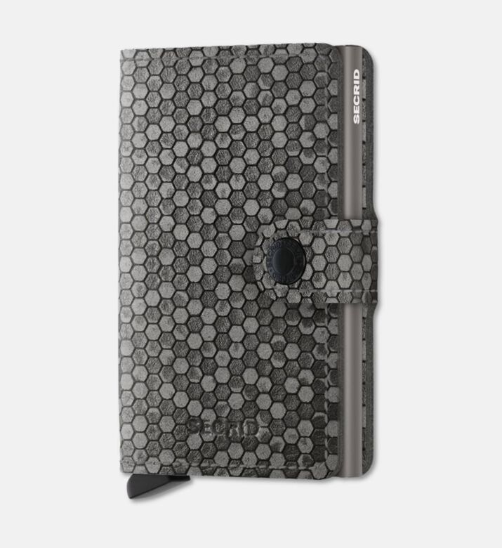 Secrid Wallets Wallet Mini Hexagon Mhe-grey, Packshot View
