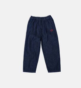 Bobo Choses Embroidered Logo-detail Elasticated Waistband Pinstripe Pants, Packshot View