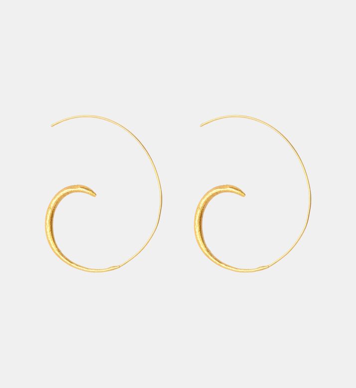 Ottoman Hands Pull Through Hoop Earrings, Packshot View