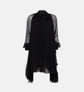 Mes Demoiselles Knot-detail Flared Midi Dress, Packshot View