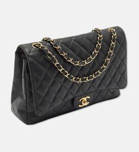 Chanel Preowned Chanel Quilted Caviar Leather Maxi Double Flap Bag, Packshot View
